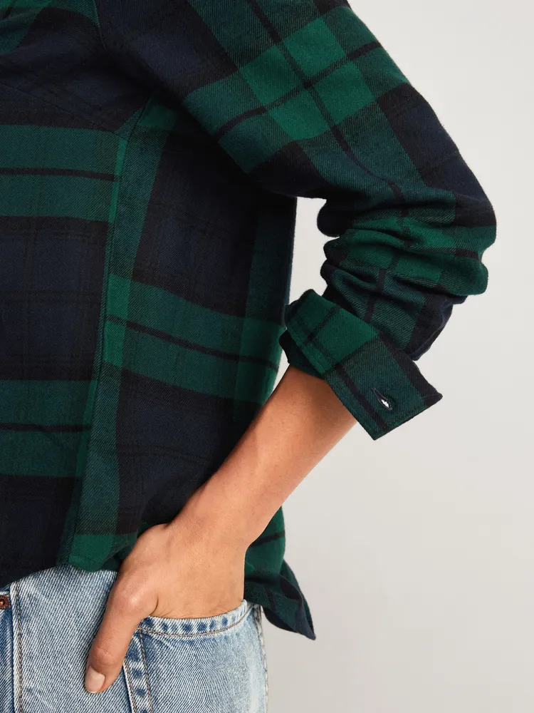 Old Navy Relaxed Classic Flannel Shirt for Women