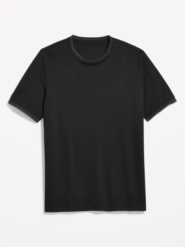 Textured Pique T-Shirt for Men
