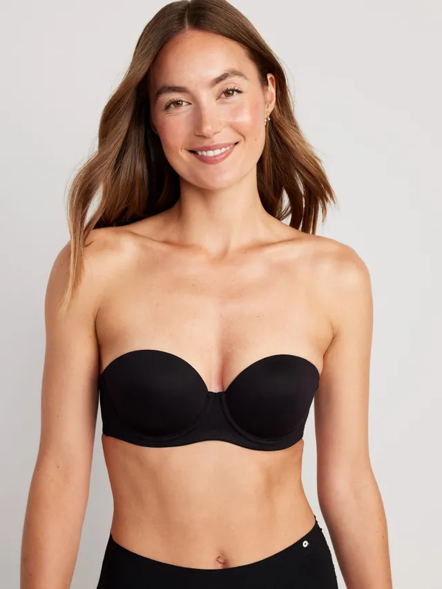 Women's Spanx Up For Anything Strapless Underwire Bra Black Size