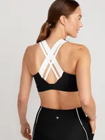 Medium Support PowerSoft Cross-Back Sports Bra