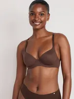 Full-Coverage Underwire Demi Bra