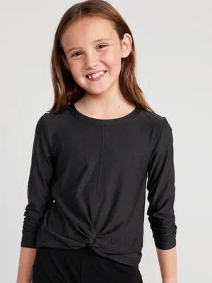 Cloud 94 Soft Go-Dry Twist-Front T-Shirt for Girls