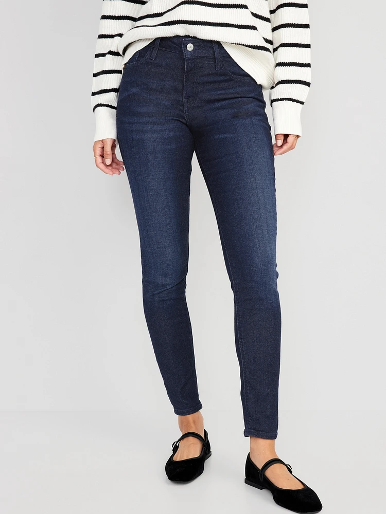 Mid-Rise Rockstar Super-Skinny Jeans for Women