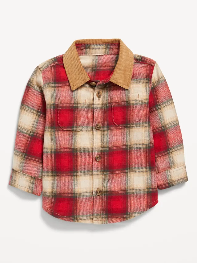 Hooded Soft-Brushed Flannel Shirt for Girls