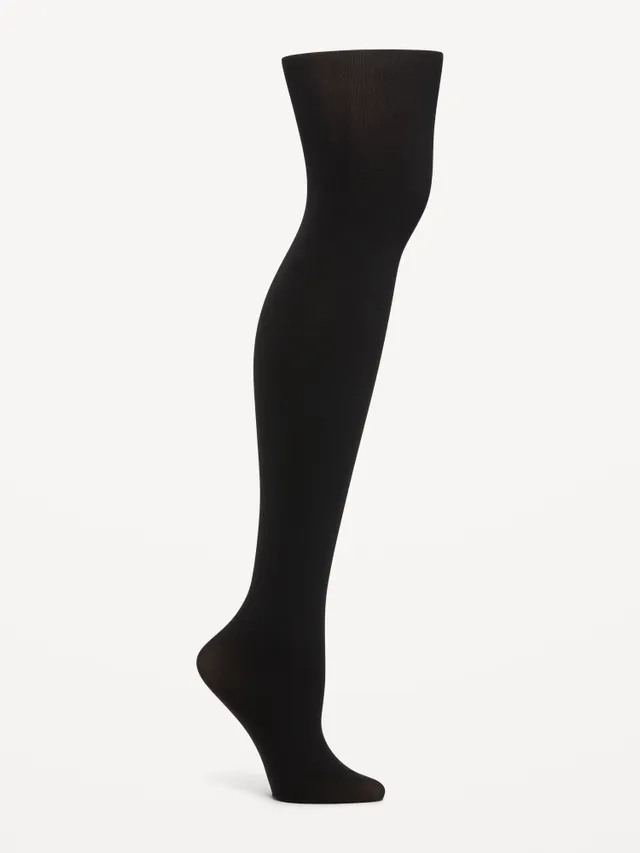 Semi-Sheer Dotted Tights