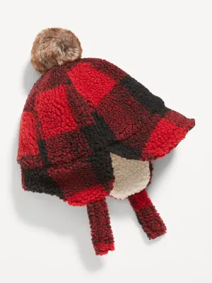 Unisex Sherpa Trapper Hat for Toddler & Baby