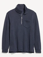 Fleece-Knit Quarter Zip