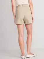 High-Waisted Pixie Trouser Shorts -- 5-inch inseam