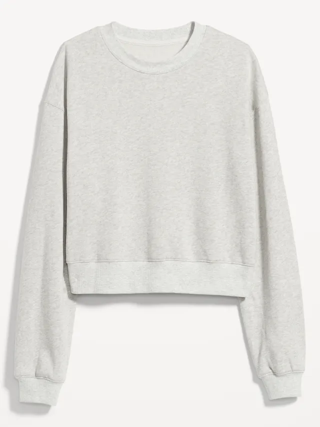 H&M Womens Sweatshirt Pullover Crew Neck Long Sleeves Collard