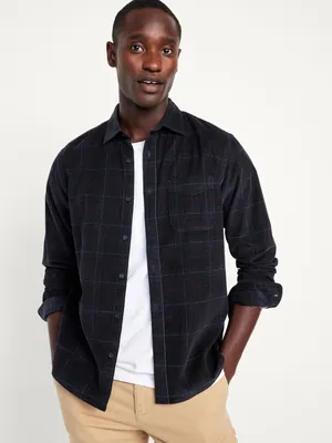 Regular-Fit Everyday Corduroy Shirt for Men
