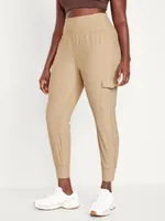 High-Waisted PowerSoft Cargo Joggers