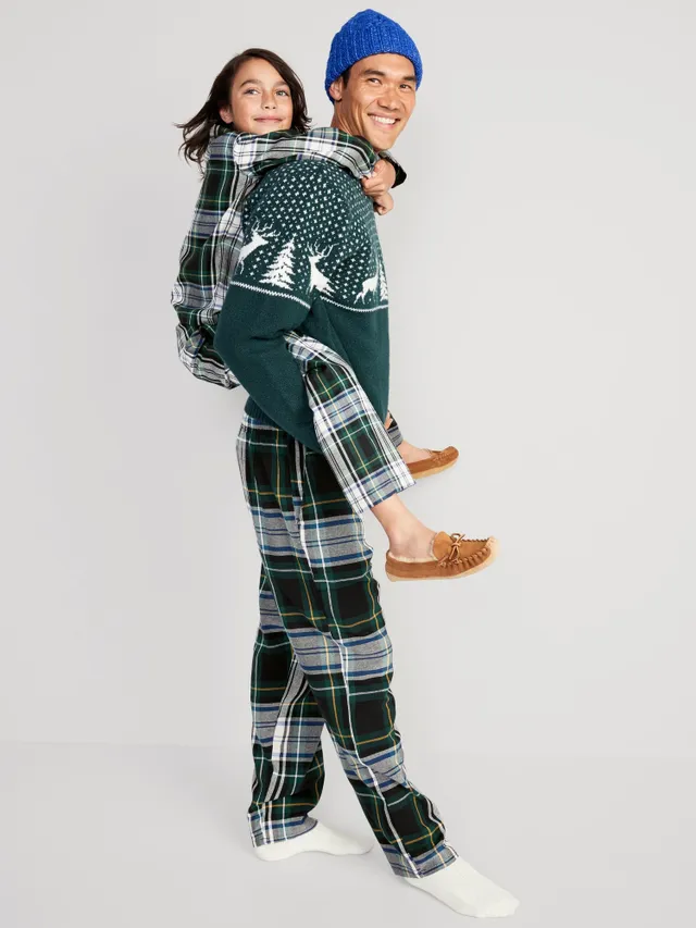 Old Navy Gender-Neutral Matching Flannel Pajama Set for Kids