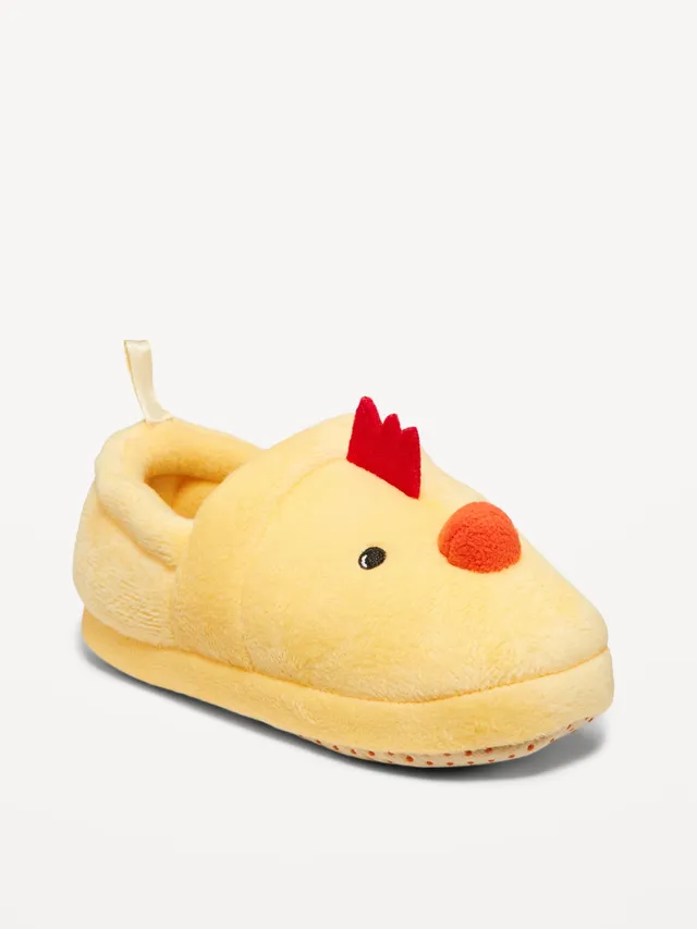 Unisex Sherpa Critter Slippers for Toddler