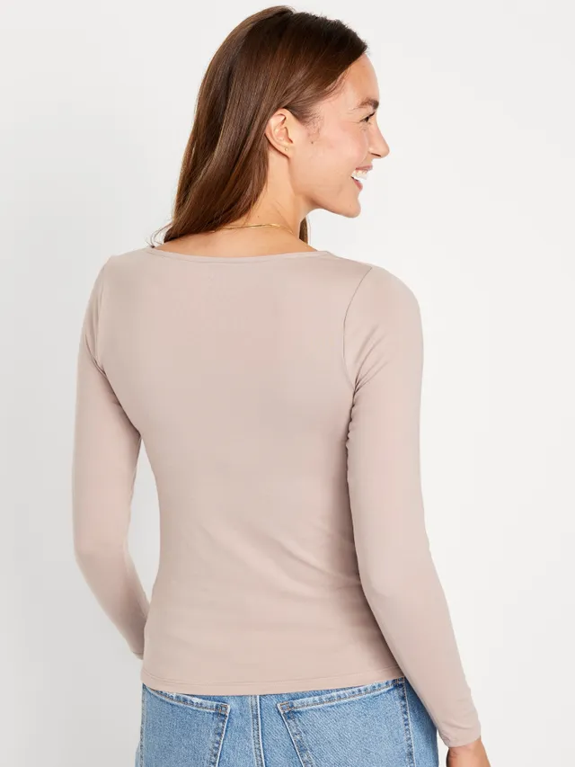 Old Navy Fitted Twist-Front Top for Women