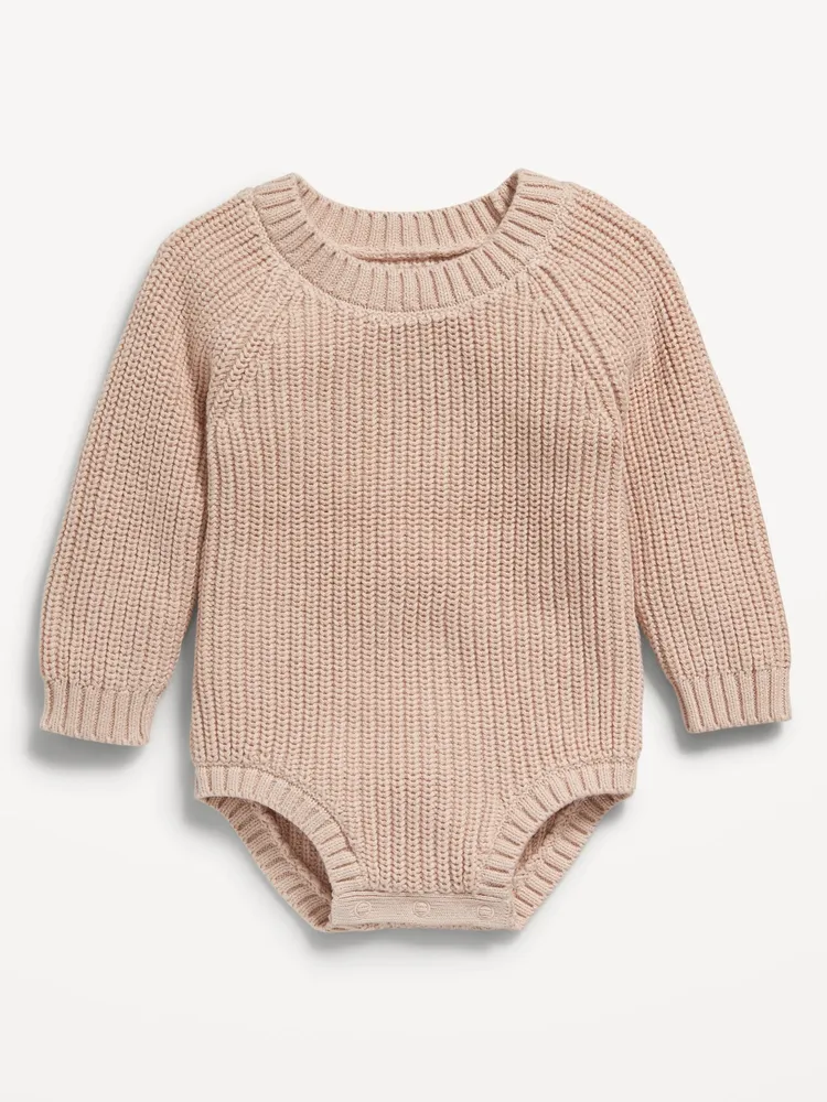 Old Navy Sweater-Knit Organic-Cotton Bodysuit for Baby