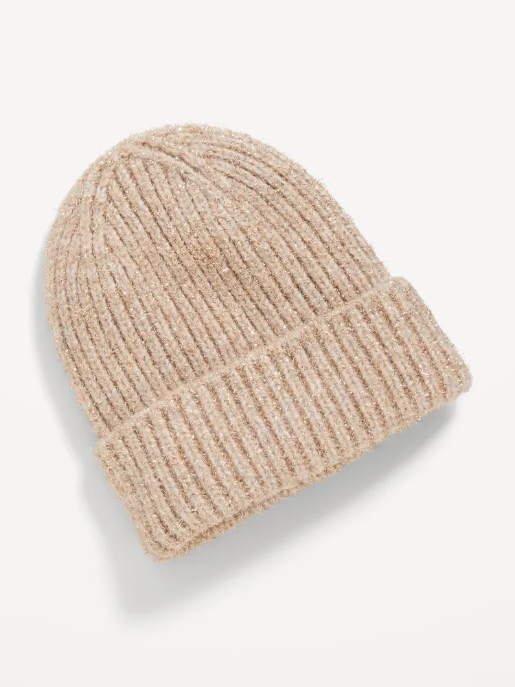 Old Navy Rib-Knit Shine Beanie for Women