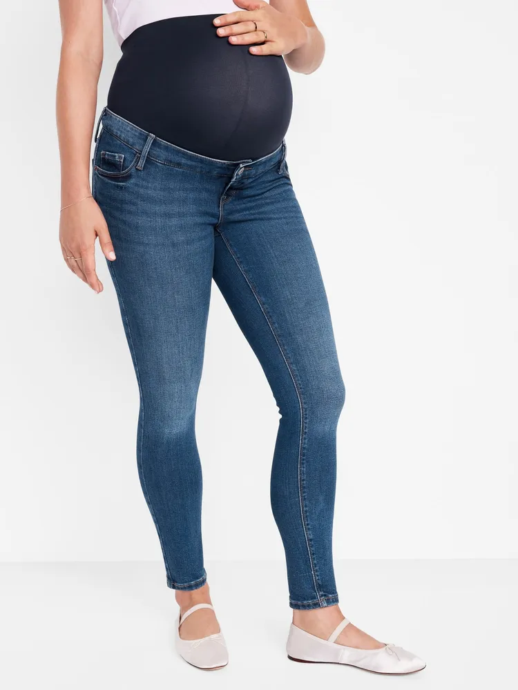 Maternity Premium Full Panel Rockstar Super Skinny Jeans