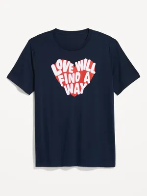 Matching Valentine-Graphic T-Shirt for Men