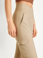 High-Waisted PowerSoft Cargo Joggers