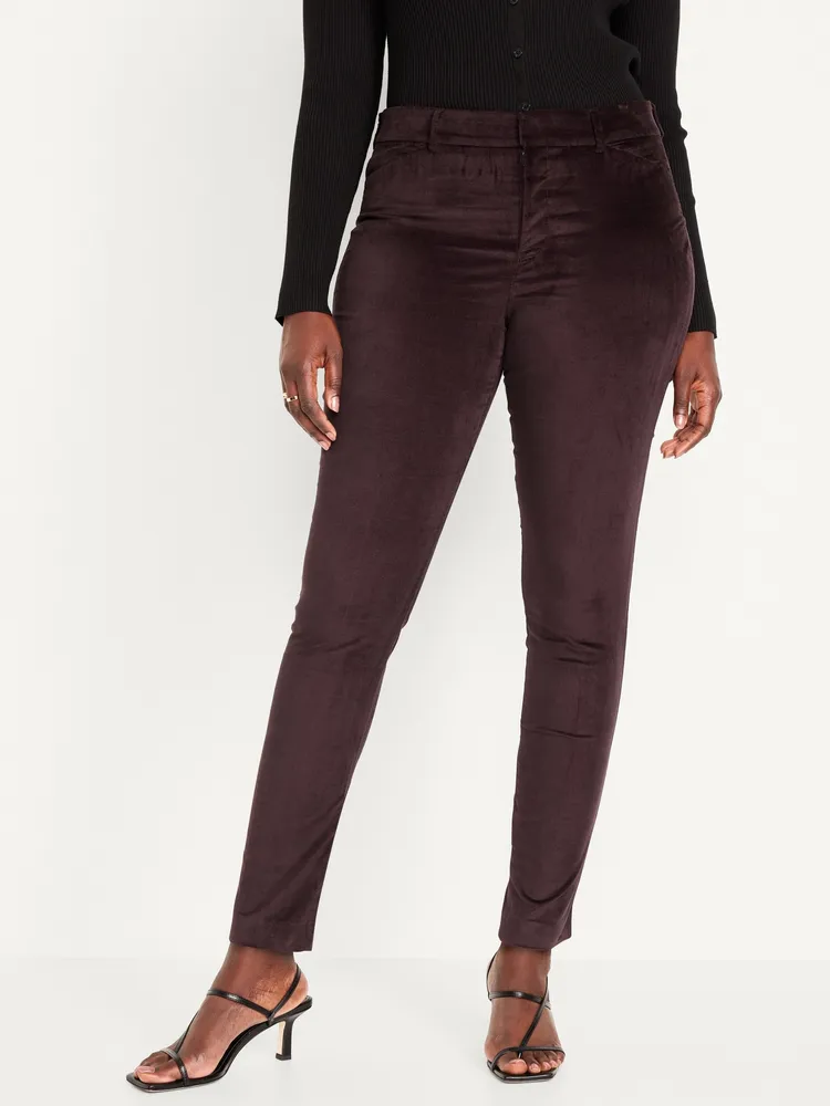 High-Waisted Wide-Leg Velvet Leggings for Women