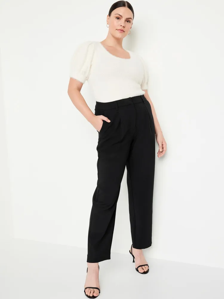 Extra High-Waisted Taylor Trouser Straight Pants