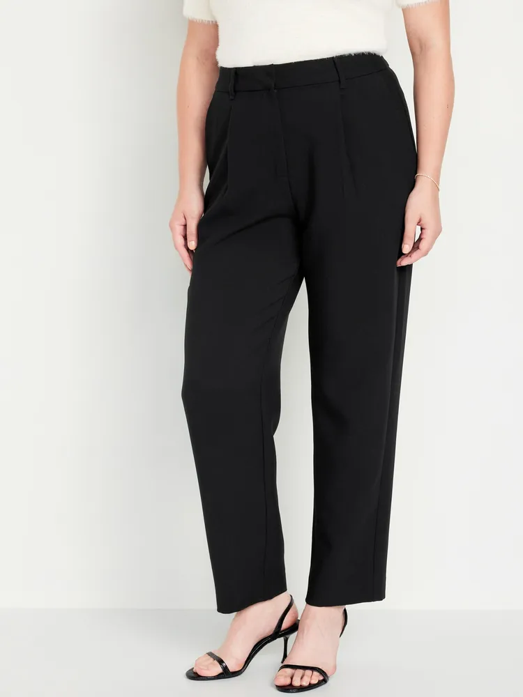 Extra High-Waisted Taylor Trouser Straight Pants