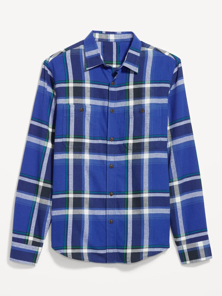 Hooded Soft-Brushed Flannel Shirt for Boys