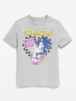 Sonic The Hedgehog™ Gender-Neutral Valentine's Graphic T-Shirt for Kids
