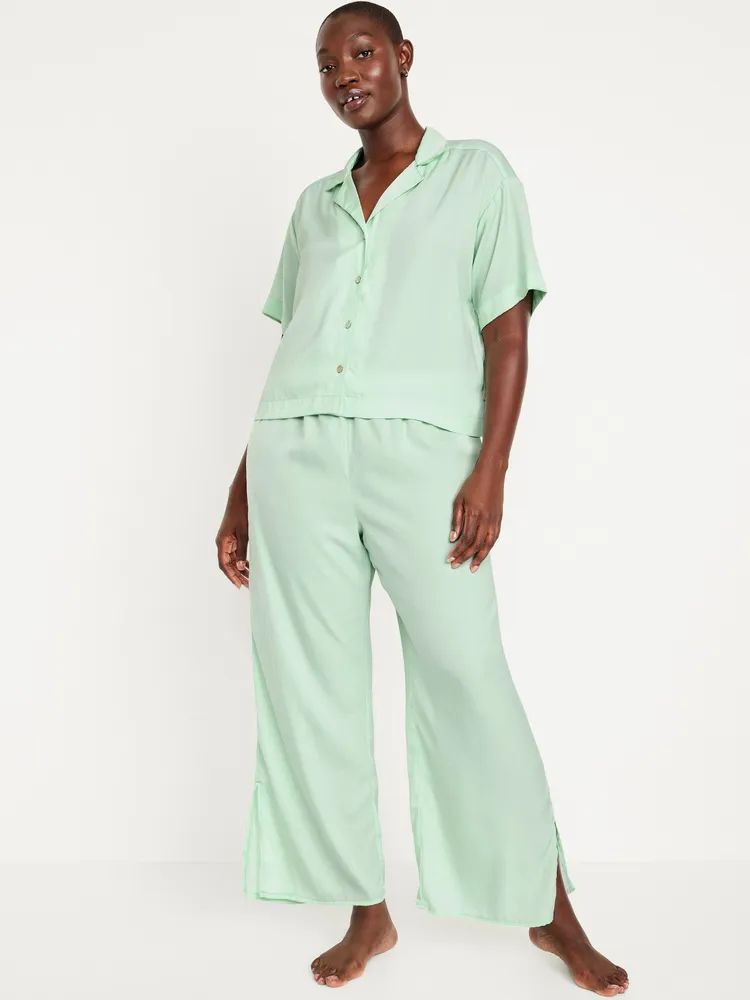 Oversized Poplin Pajama Set