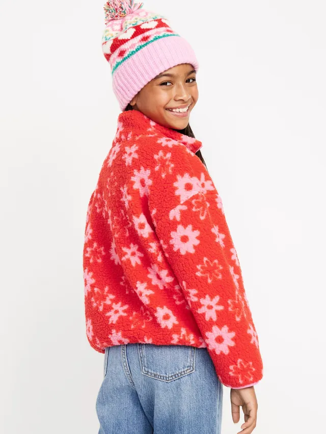 Cozy Sherpa Zip Jacket for Girls