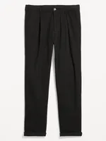 Loose Taper Built-In Flex Pleated Chino Pants