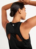 FlowForm Cutout-Back Tank Top