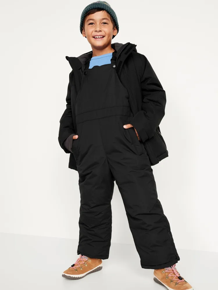 Gender-Neutral Fleece Cinched Graphic Jogger Sweatpants for Kids