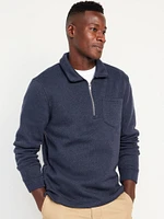 Fleece-Knit Quarter Zip