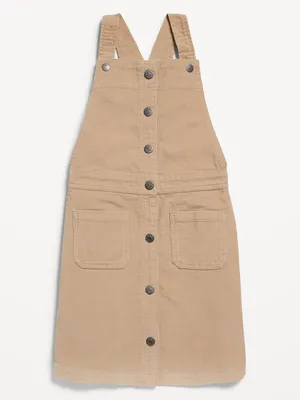 Corduroy Pinafore Overall Dress for Girls