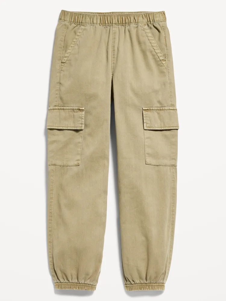 Twill Cargo Jogger Pants for Girls