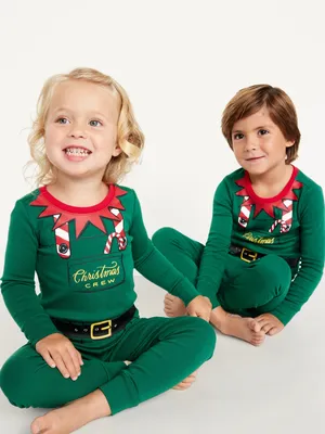 Unisex Snug-Fit Holiday Pajama Set for Toddler & Baby