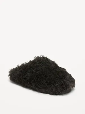 Faux-Fur Mule Slippers