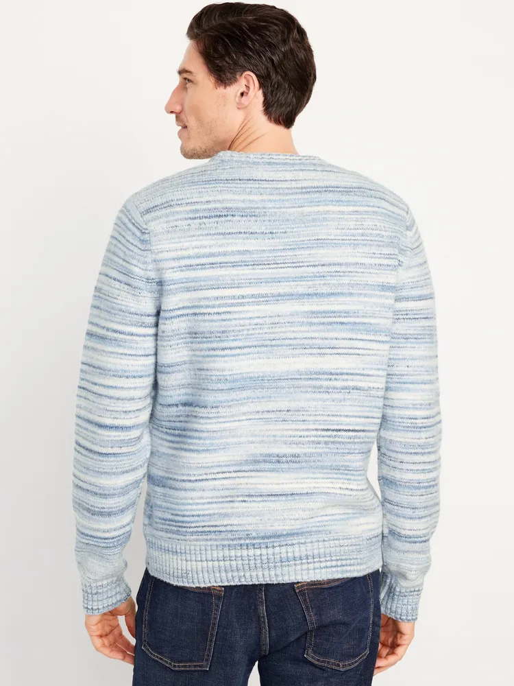 Space-Dye Crew-Neck Sweater