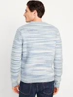 Space-Dye Crew-Neck Sweater