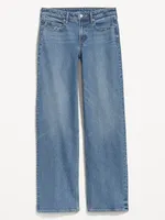 Mid-Rise Wide-Leg Jeans