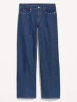 Mid-Rise Wide-Leg Jeans