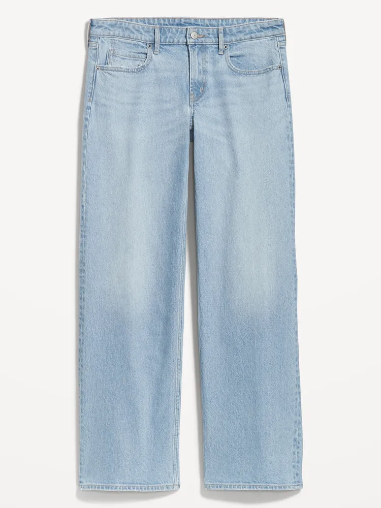 Mid-Rise Wide-Leg Jeans