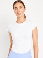 FlowForm Crop Cutout-Back Top