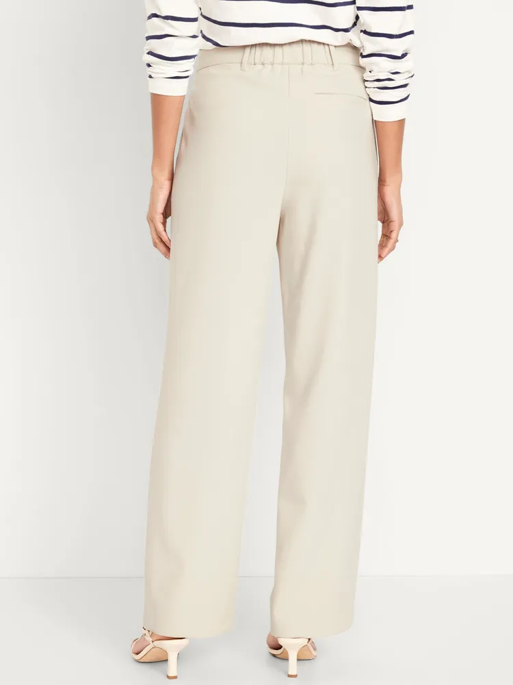 Extra High-Waisted Taylor Wide-Leg Trouser Pants