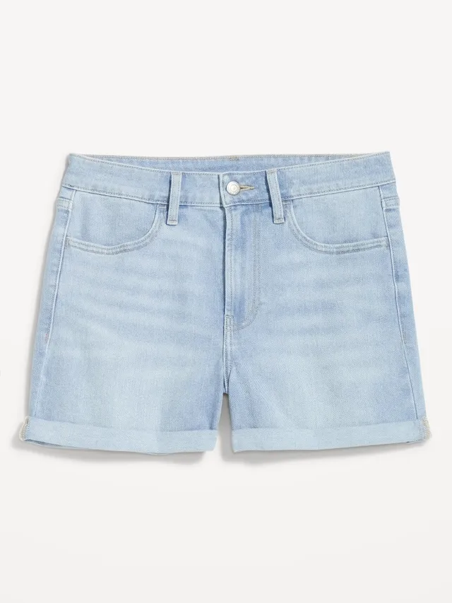 High-Waisted Wow Jean Shorts -- 3-inch inseam