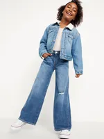 High-Waisted Super Baggy Wide-Leg Jeans for Girls