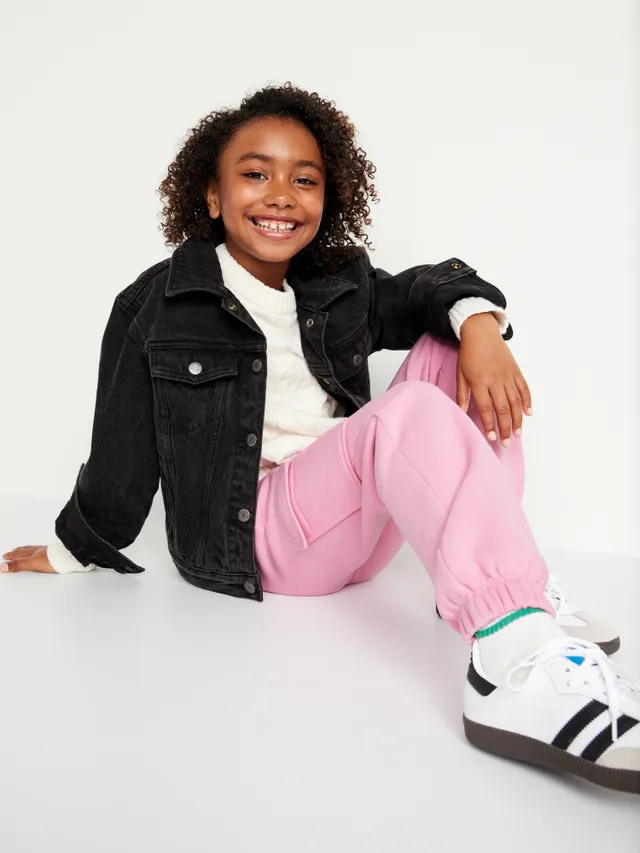 Old Navy High-Waisted Fleece Cargo Jogger Pants for Girls