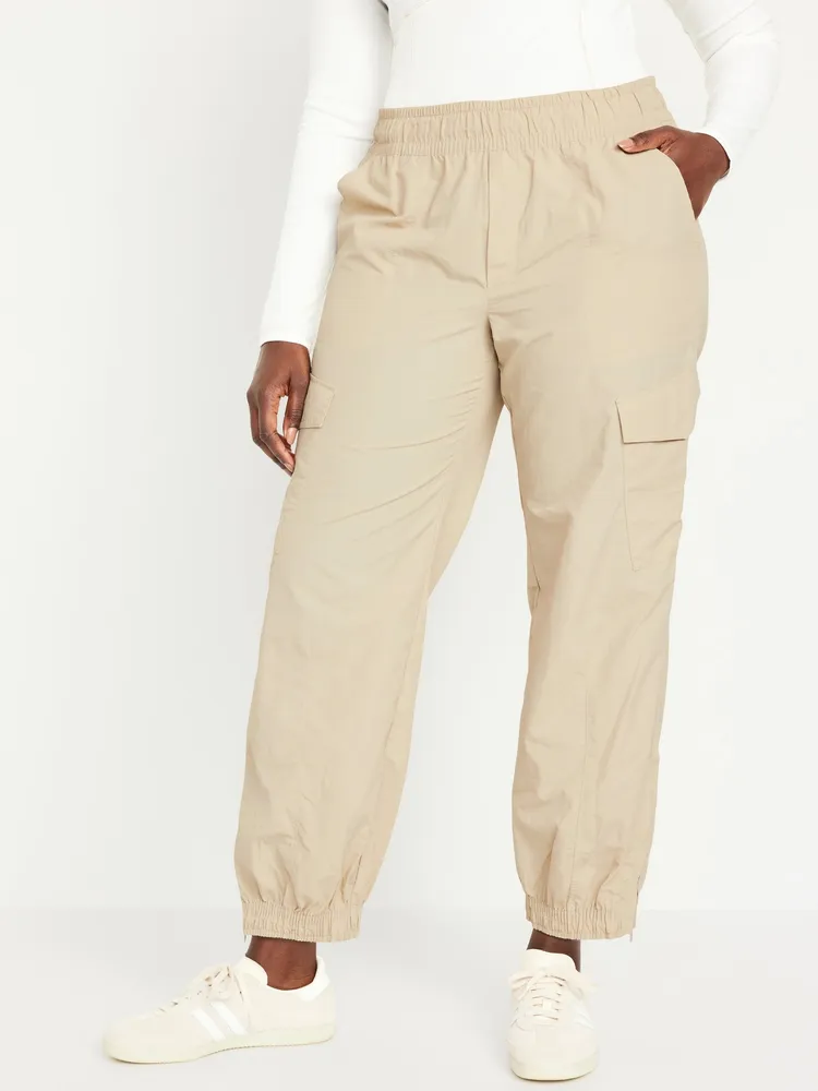 Old Navy High-Waisted Ankle-Zip Cargo Jogger Pants for Women