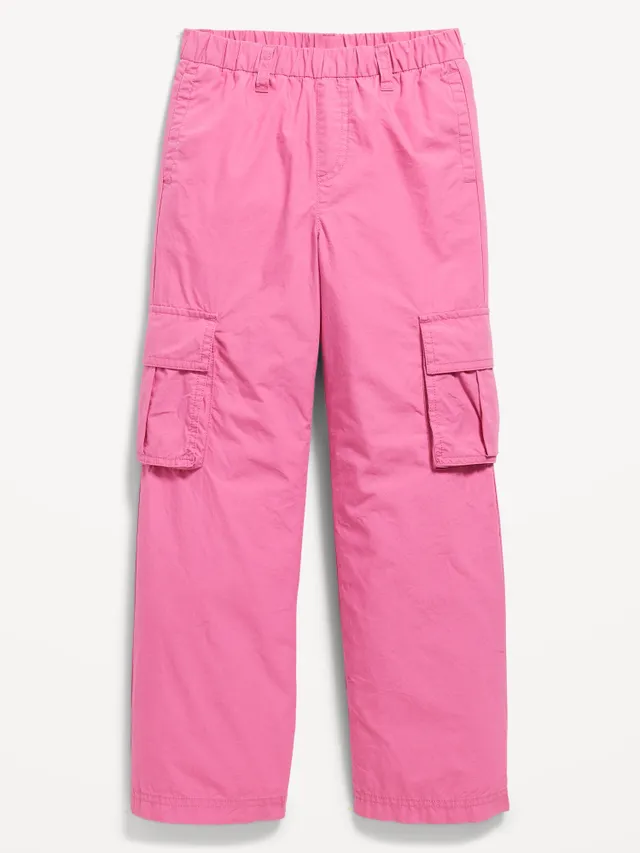 Loose Twill Cargo Pants for Girls